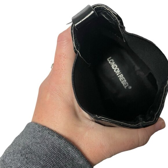 London Rebel 90’s Style Chunky Platform Croc Boots Size 8 / 39 - Picture 8 of 9